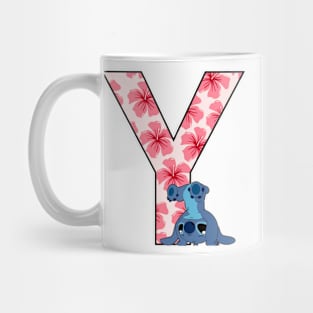 Stitch letter Mug